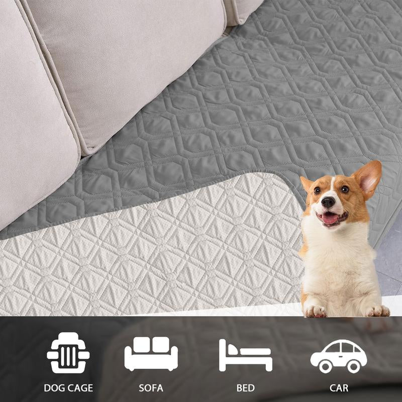 Waterproof Nonslip Dog Bed Cover Pet Blanket for Furniture Bed Couch Sofa Stay in Place,Sofa Couch Furniture Protector for Puppy Large Dog Cat,Reversible