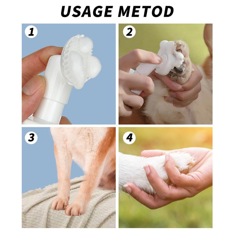 Dog Paw Cleaner, No-Rinse Paw Cleaner for Dogs & Cats (5 Oz), Paw Balm for Heal Dry Cracked Paws & Nose, Pet Foot Care, Pet Cleaning Dog Paw