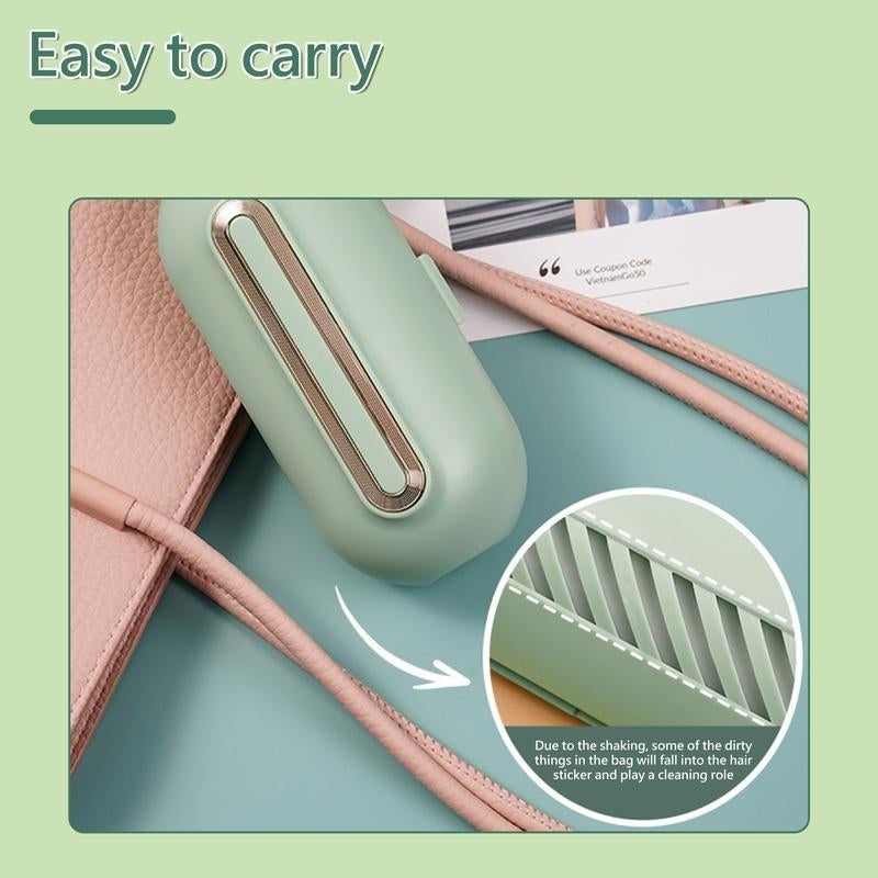 Reusable Mini Lint Roller – Portable Pet Hair Remover for Clothes, Travel Size Sticky Cleaner for Cat & Dog Hair, Washable Gel Ball