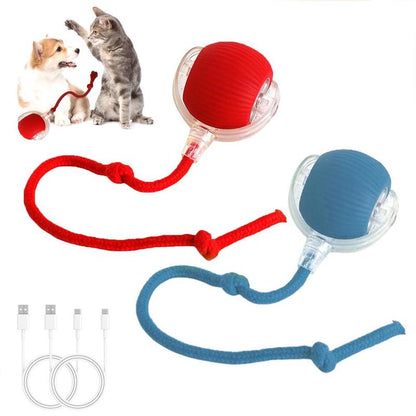 Interactive Cat Toy Ball: Automatically Rolling Electric Ball, Suitable for Indoor Cats/Dogs, Brings the Fun of Chasing Tails. Motion Sensing, Keeps Pets Busy and Enjoys Rich Sports Stimulation. Great Pet Gifts/Supplies.