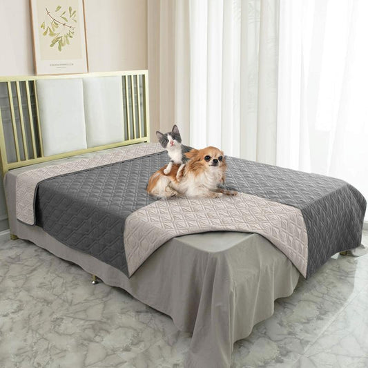 Waterproof Nonslip Dog Bed Cover Pet Blanket for Furniture Bed Couch Sofa Stay in Place,Sofa Couch Furniture Protector for Puppy Large Dog Cat,Reversible