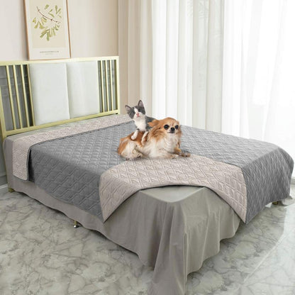 Waterproof Nonslip Dog Bed Cover Pet Blanket for Furniture Bed Couch Sofa Stay in Place,Sofa Couch Furniture Protector for Puppy Large Dog Cat,Reversible