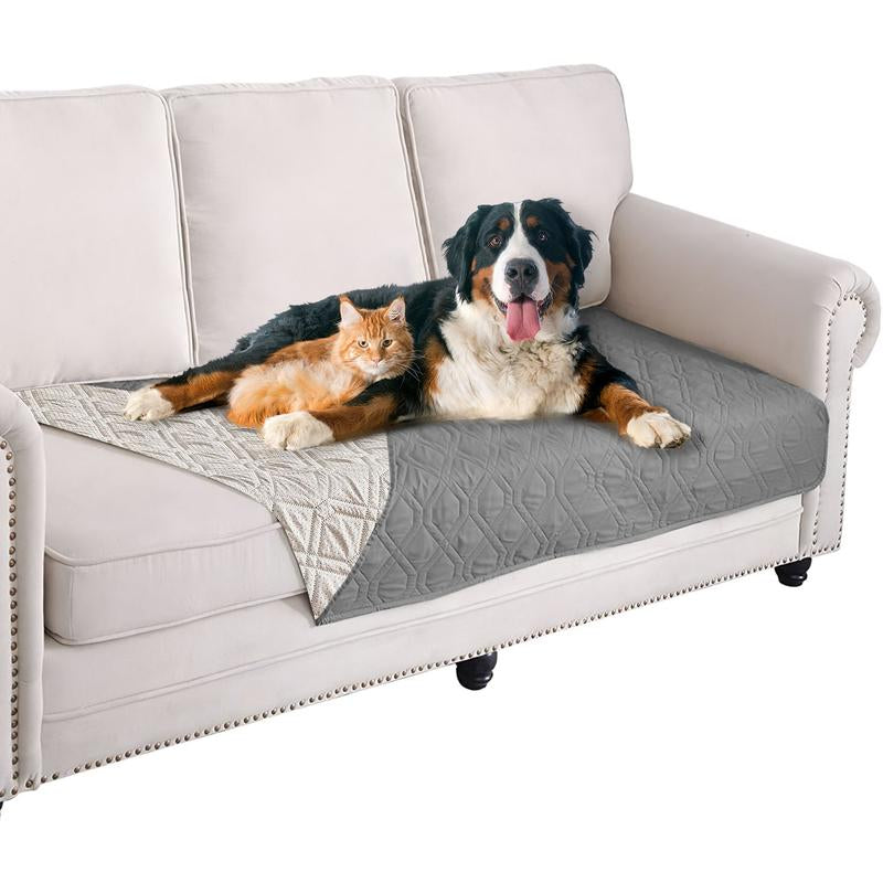 Waterproof Nonslip Dog Bed Cover Pet Blanket for Furniture Bed Couch Sofa Stay in Place,Sofa Couch Furniture Protector for Puppy Large Dog Cat,Reversible